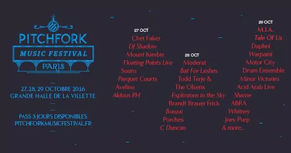 Illustration pour Encore de nouveaux noms pour le Pitchfork Music Festival de Paris !