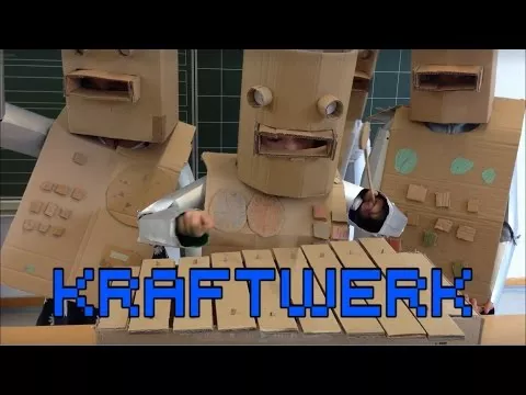 Illustration pour Une école primaire reprend « Die Roboter » de Kraftwerk