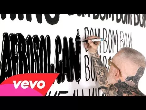 Illustration pour Clip&nbsp;: Major Lazer (feat Pharrell) &#8211; « Aerosol Can »
