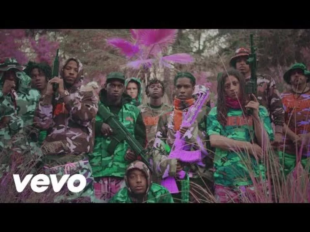 Illustration pour A$AP Mob rend à nouveau hommage à Yams dans le clip de « Yamborghini High »