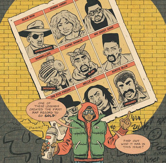 Illustration pour Hip Hop Family Tree&nbsp;: l&rsquo;histoire du rap US en comics