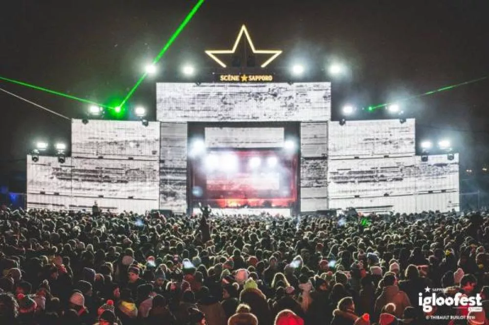 Illustration pour On y était&#8230; le festival canadien Igloofest fête ses 10 ans