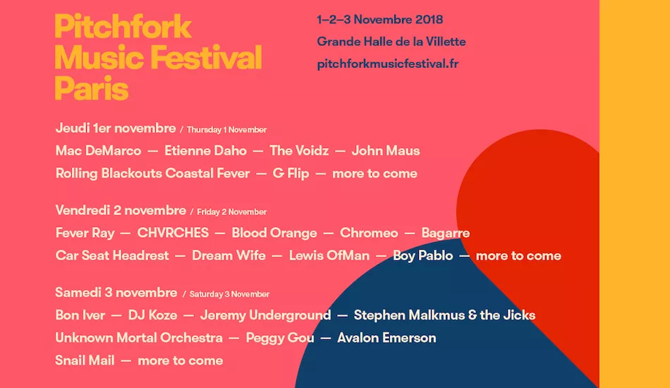 Illustration pour 14 nouveaux noms à l’affiche du Pitchfork Music Festival Paris