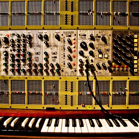 Illustration pour ARP 2500, appartenant à Jean-Michel Jarre, Photo Éric Cornic @ EDDA-JMJ