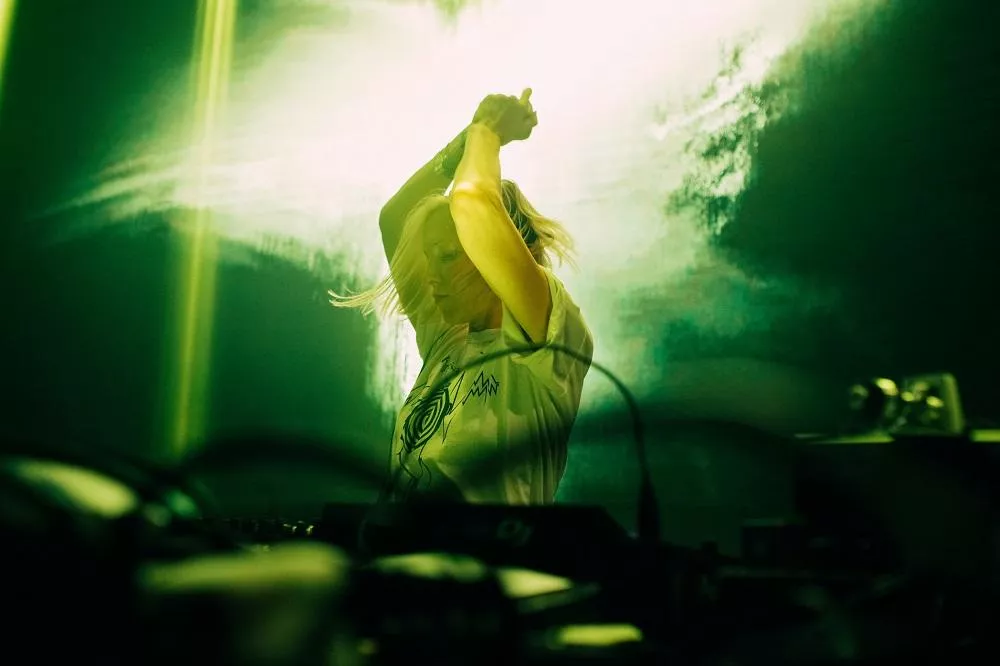 Illustration pour Jacob Khrist, La DJ et musicienne Ellen Allien, Festival N.A.M.E., Roubaix, 2017