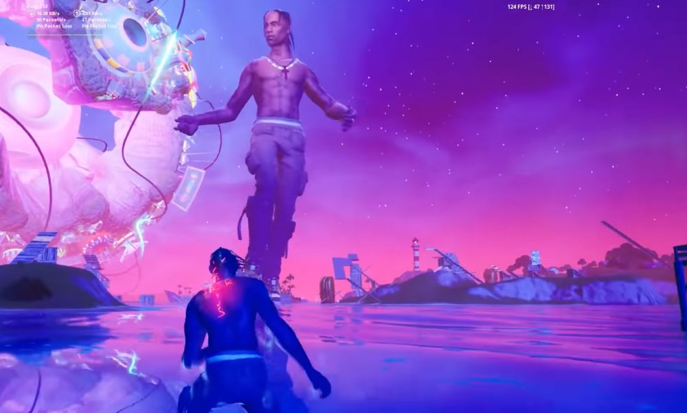 Illustration pour Jeu vidéo Travis Scott Fortnite