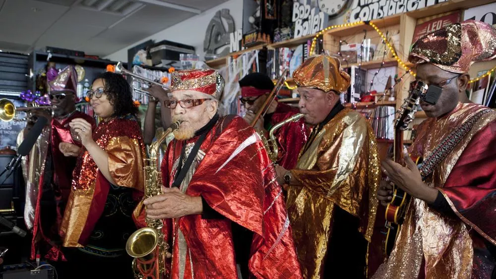Illustration pour 21 ans après, les pionniers du free jazz Sun Ra Arkestra annoncent un nouvel album