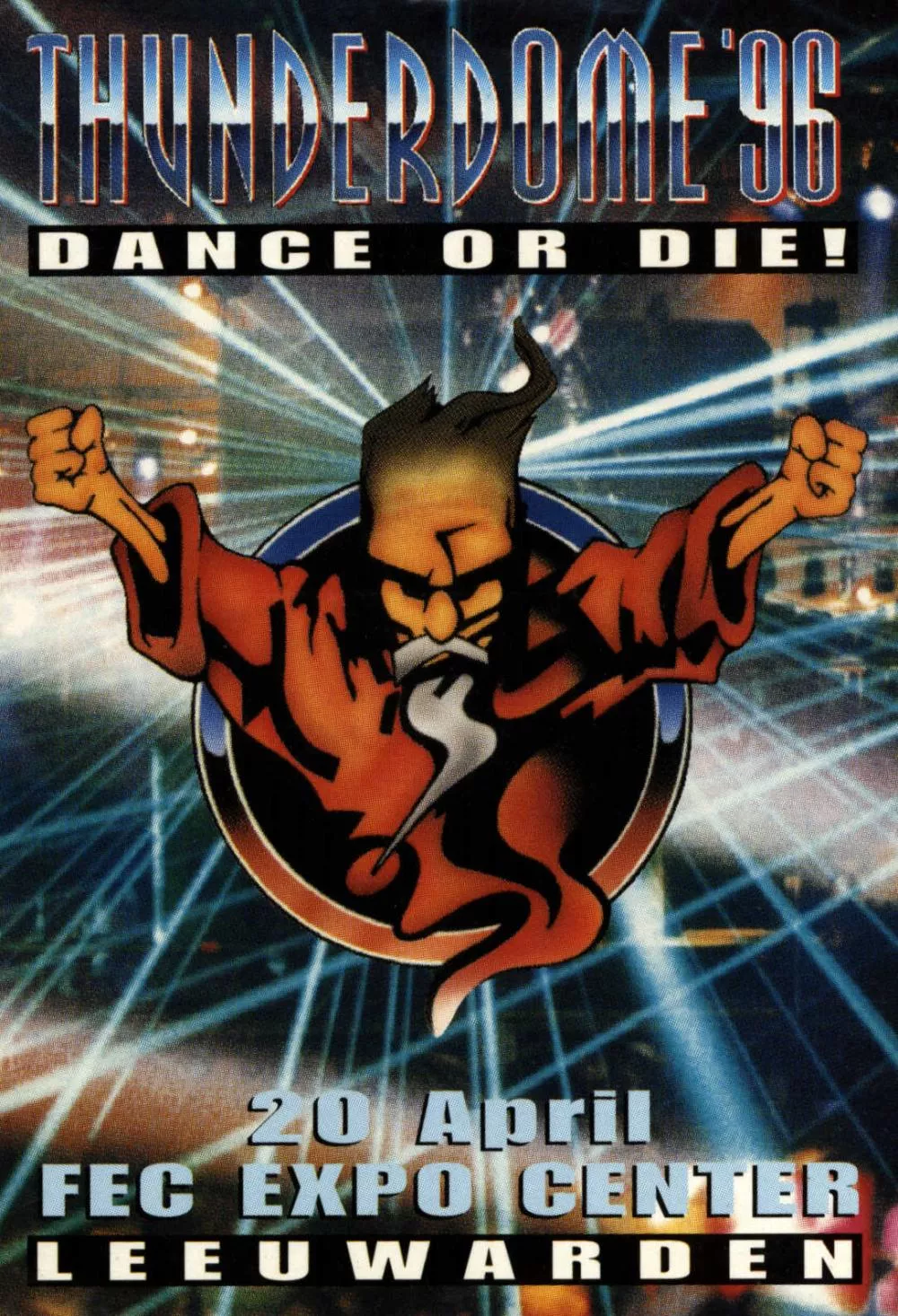 Illustration pour 20-04-1996_THUNDERDOME_96_1_FLYER