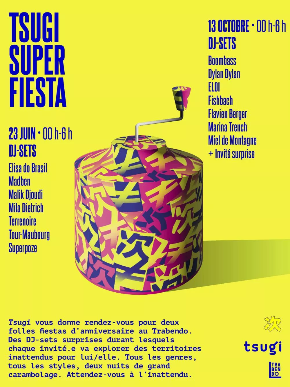 Illustration pour TSUGISUPERFIESTA allover6