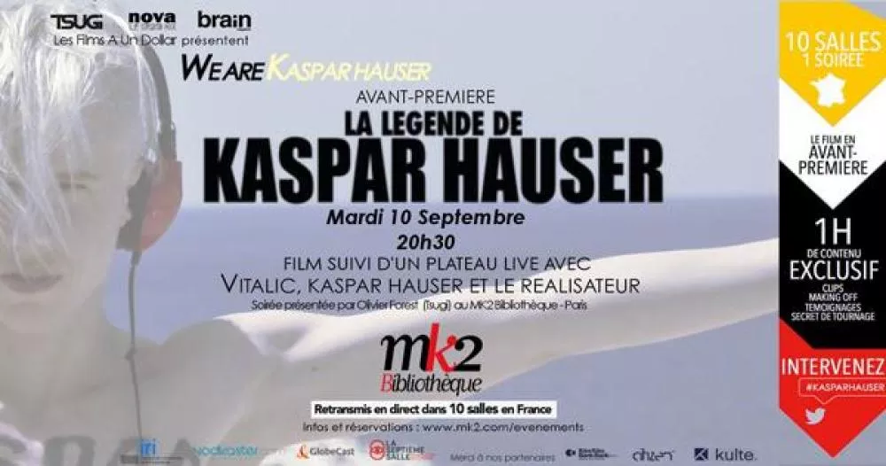 Illustration pour Concours&nbsp;: gagnez vos places pour l&rsquo;avant-première/débat de La Légende de Kaspar Hauser !