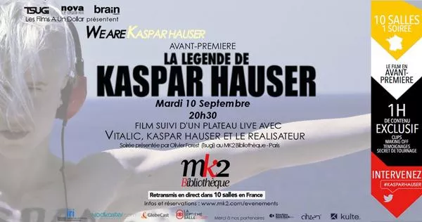 Illustration pour Concours&nbsp;: gagnez vos places pour l&rsquo;avant-première/débat de La Légende de Kaspar Hauser !