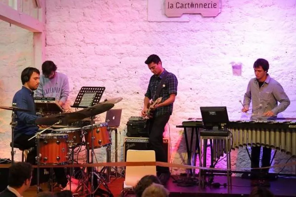 Illustration pour En direct du Pocket Workshop InFiné à la Cartonnerie (Paris)