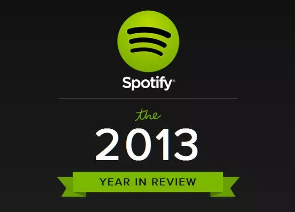 Illustration pour Spotify résume son année 2013 en chiffres