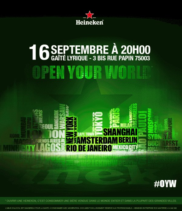 Illustration pour Jeu concours&nbsp;: gagnez des places pour l’évènement Open Your World le 16 septembre à la Gaîté Lyrique