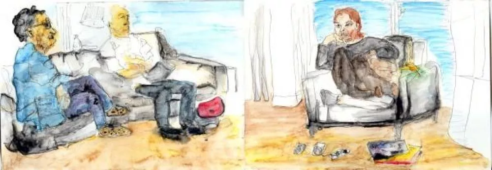 Illustration pour Le Teasing (12)&nbsp;: les dessins d&rsquo;Anastasia, la femme de Aphex Twin