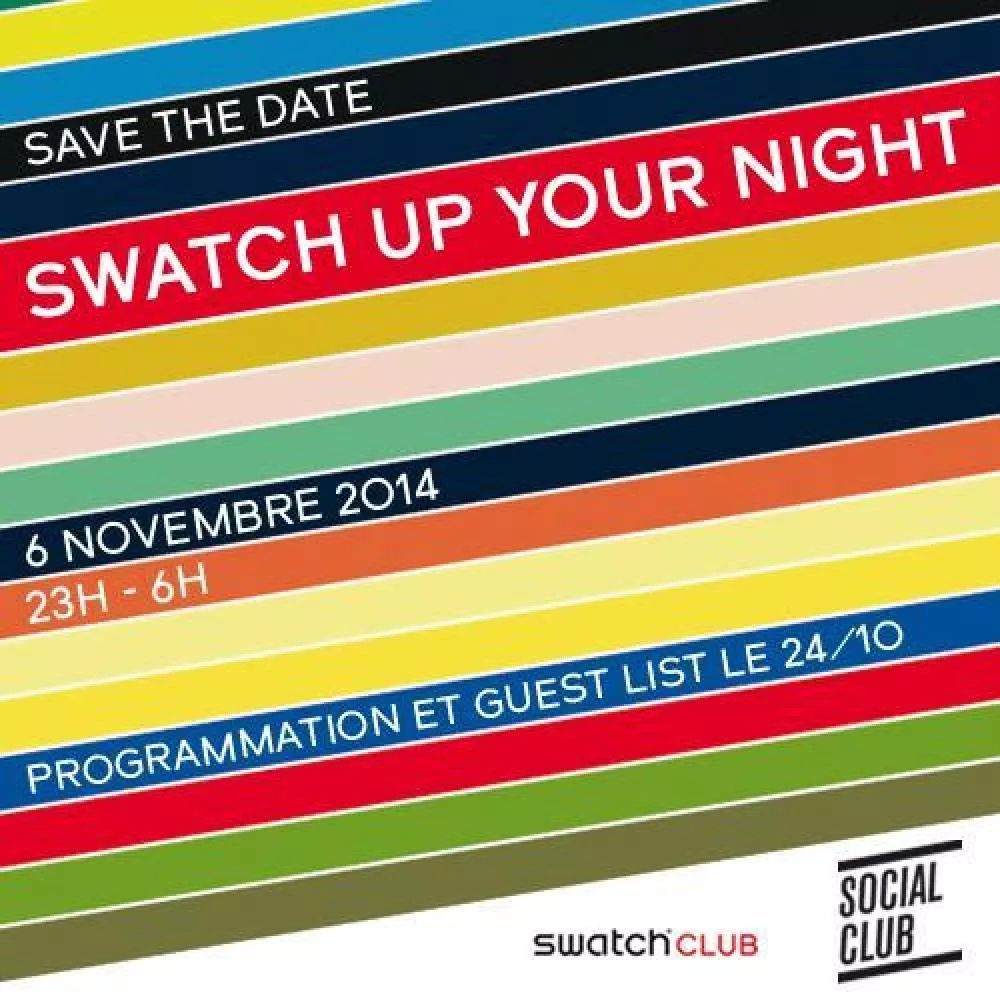 Illustration pour Jeu concours&nbsp;: 50 places à gagner pour la Swatch Up Your Night au Social Club