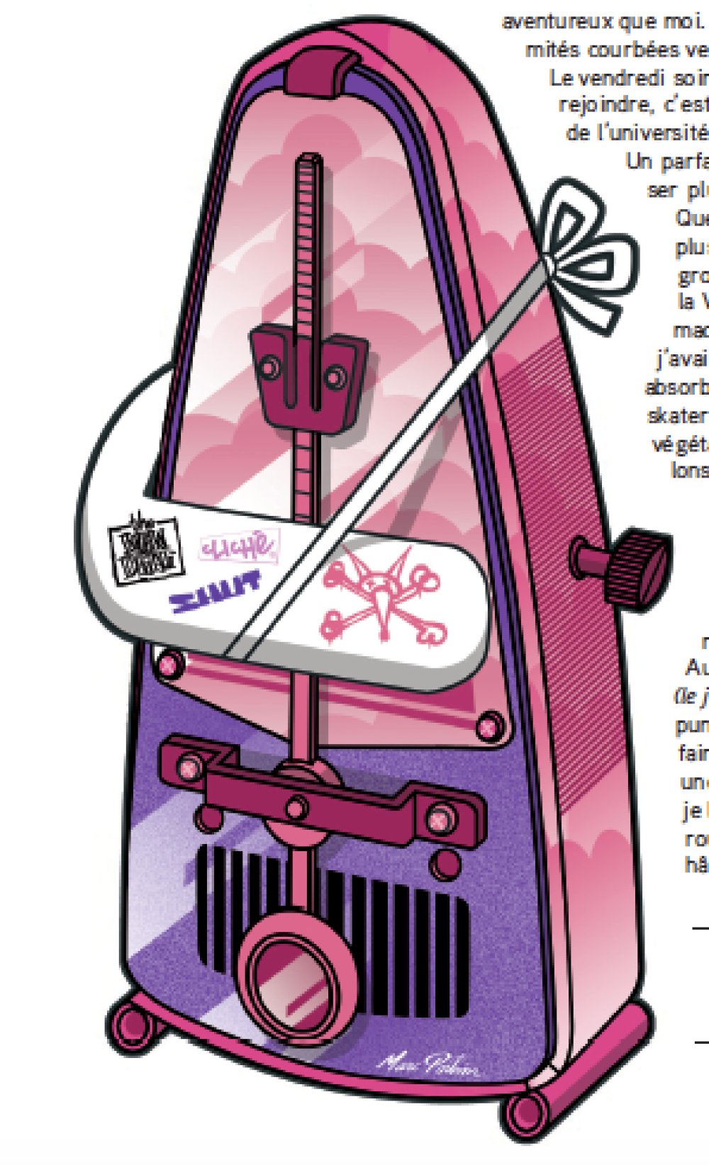 Illustration pour L&rsquo;autre passion de&nbsp;: Joseph Mount (Metronomy) et le skate