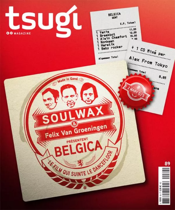 Illustration pour Soulwax en couverture du Tsugi n°89, en kiosque le 10/02
