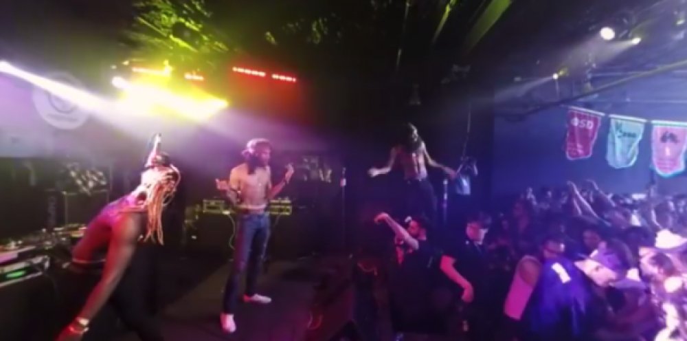 Illustration pour Vidéo&nbsp;: le concert à 360° de Flatbush Zombies à SXSW