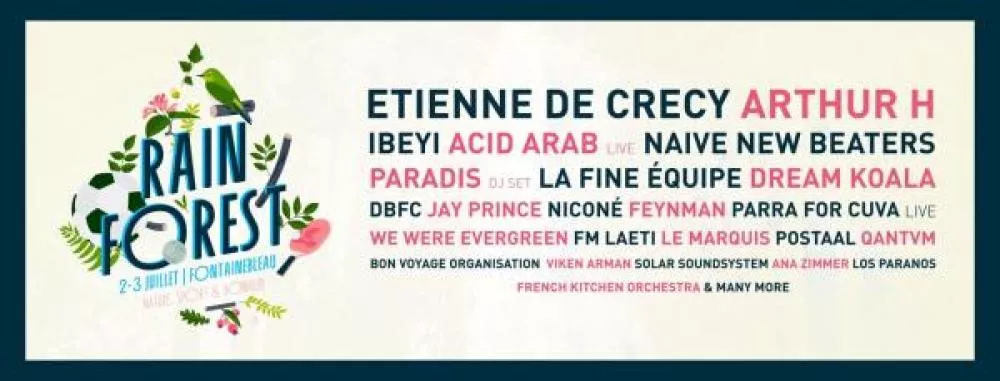 Illustration pour Rainforest Festival&nbsp;: la programmation est complète