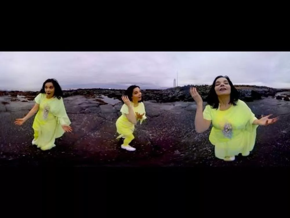 Illustration pour Immersion à 360° pour « Stonemilker » de Björk