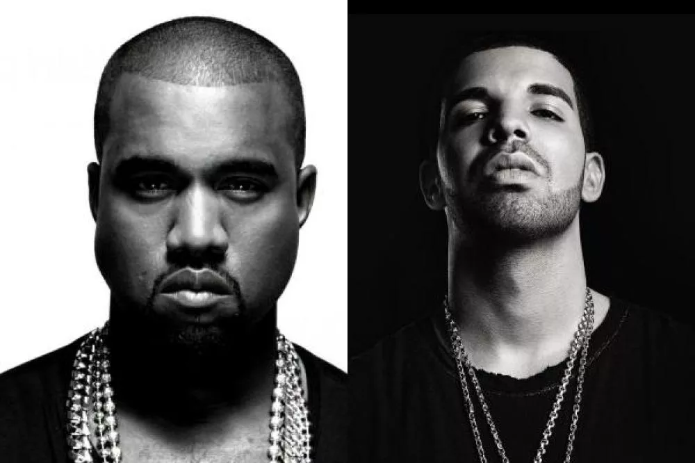 Illustration pour Kanye West et Drake annoncent un album commun