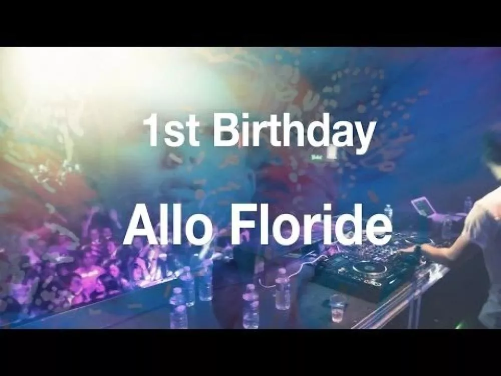Illustration pour Vidéo&nbsp;: Allo Floride 1st Birthday (La Machine, Paris)