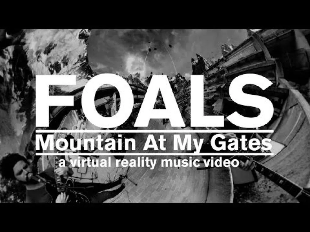 Illustration pour Foals en réalité virtuelle dans la vidéo de « Mountain At My Gates »