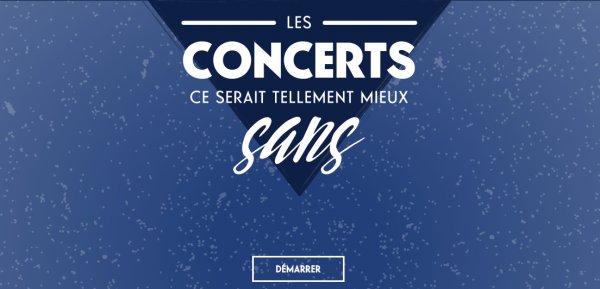 Illustration pour Et toi, de quoi tu te passerais bien pour un concert idéal ?