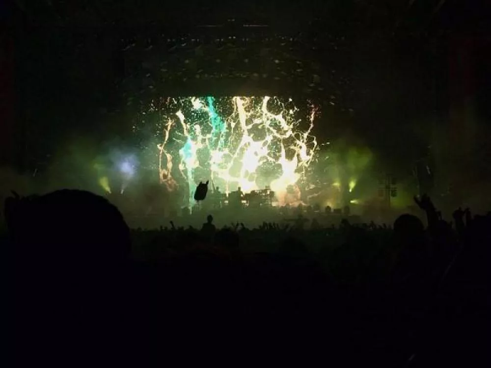 Illustration pour En direct des Chemical Brothers à la Fête de l&rsquo;Huma