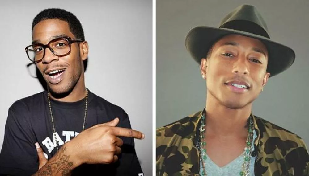 Illustration pour Kid Cudi s&rsquo;offre un featuring avec Pharrell Williams