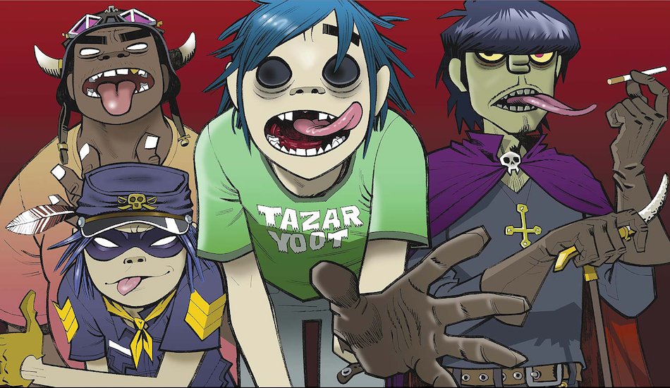 Illustration pour Le tracklisting du futur album de Gorillaz a fuité et les collab&rsquo; sont folles