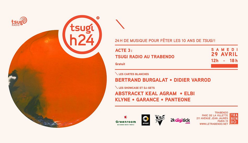 Illustration pour Tsugi H24 Acte III&nbsp;: Six heures de radio et de musique en direct de la terrasse du Trabendo