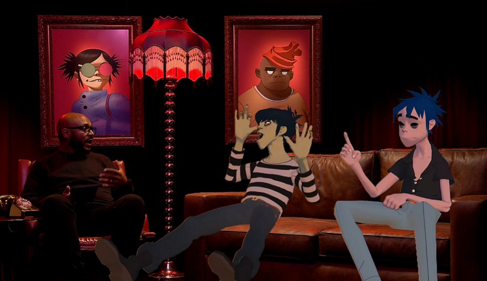 Illustration pour A voir&nbsp;: 2D et Murdoc de Gorillaz en interview