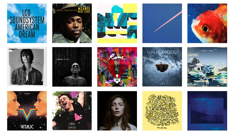 Illustration pour 2017&nbsp;: nos quinze albums préférés