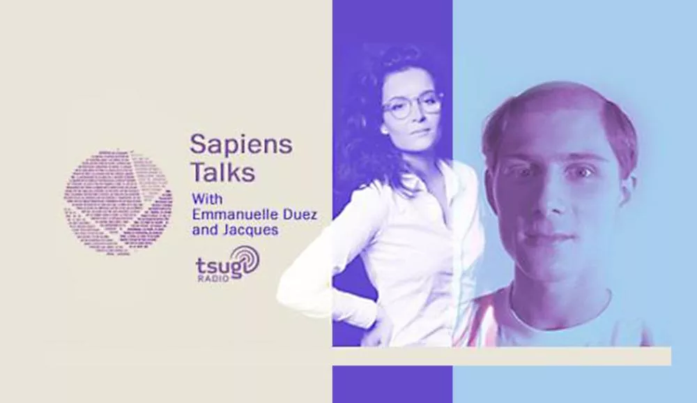 Illustration pour Jacques va parler philosophie sur la Tsugi Radio en compagnie d&rsquo;Emmanuelle Duez