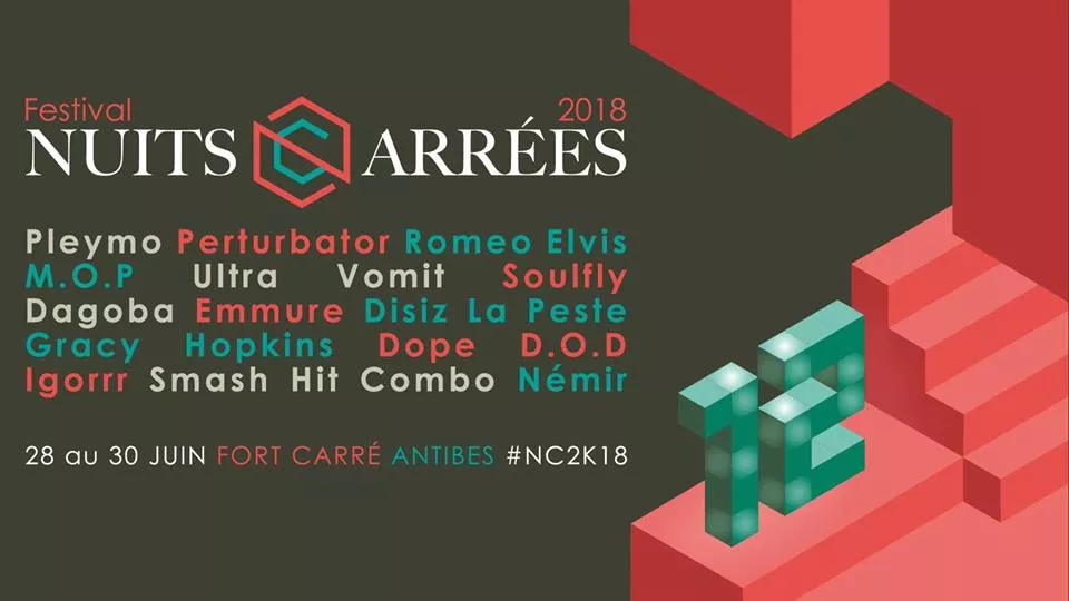 Illustration pour nuits carrées affiche