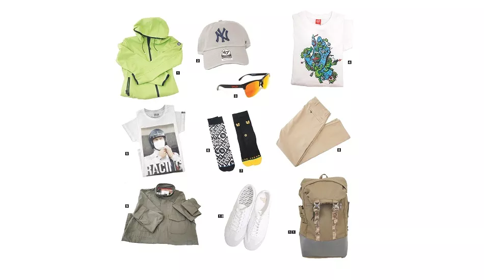 Illustration pour Concours shopping Tsugi 111&nbsp;: sac à dos Eastpak, chaussettes Wu-Tang et chino Dockers à gagner !