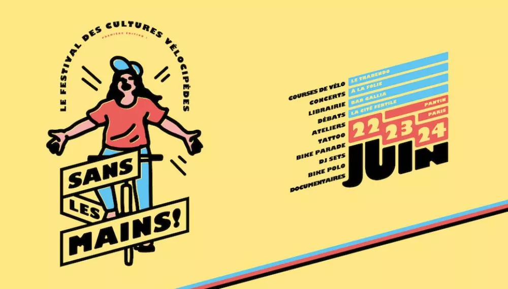 Illustration pour En selle pour la première du festival Sans Les Mains !