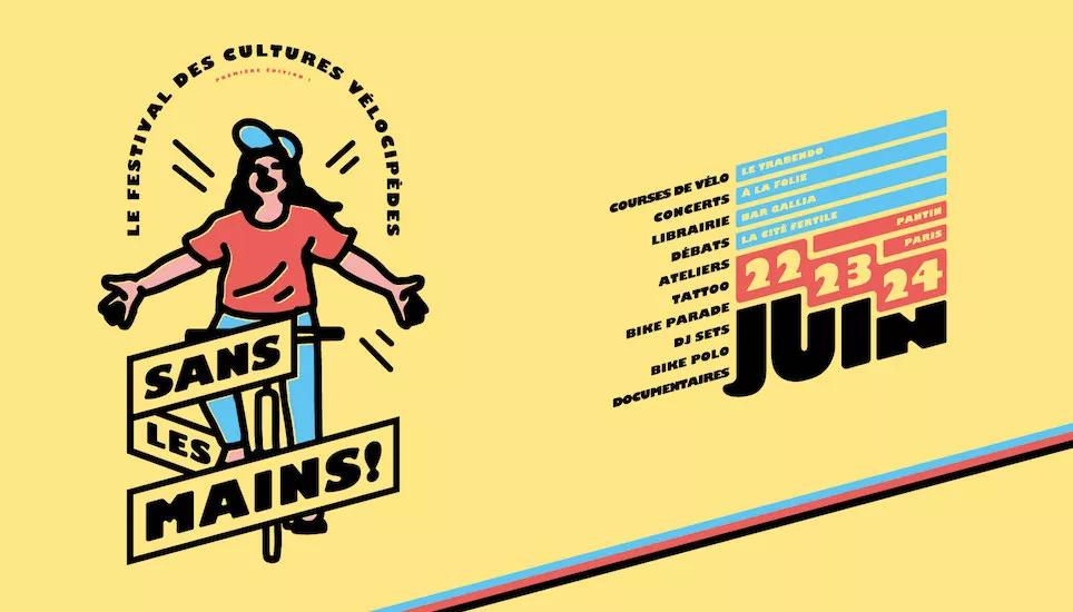 Illustration pour En selle pour la première du festival Sans Les Mains !