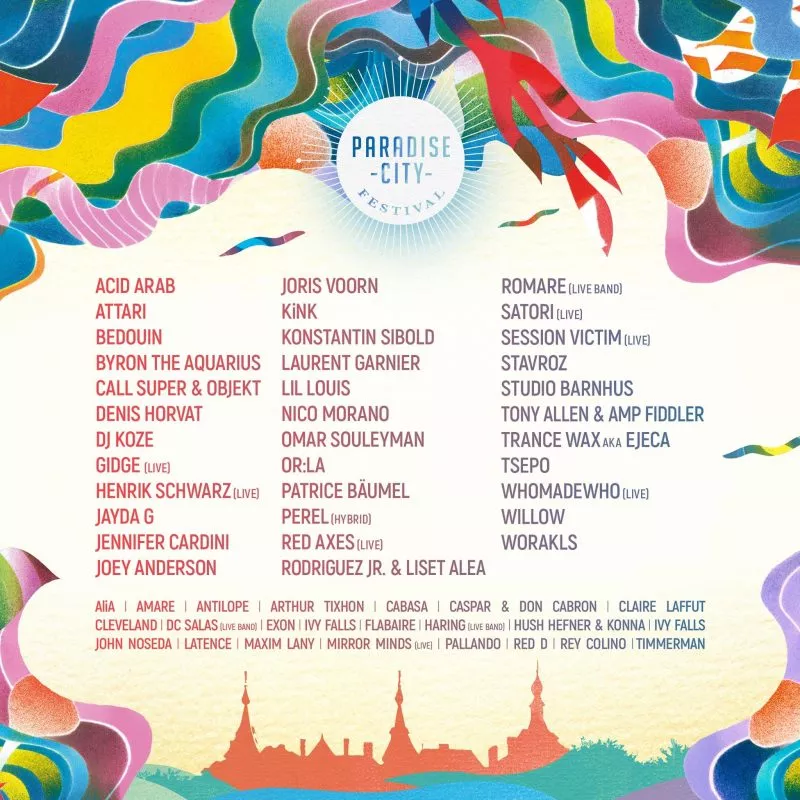 Illustration pour Paradise-City-Festival
