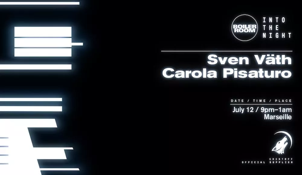 Illustration pour Boiler Room&nbsp;: soirée mystère jeudi à Marseille avec Sven Väth et Carola Pisaturo