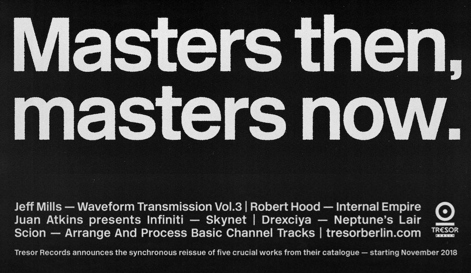 Illustration pour Tresor réédite des albums de Jeff Mills, Robert Hood, Drexciya et Juan Atkins