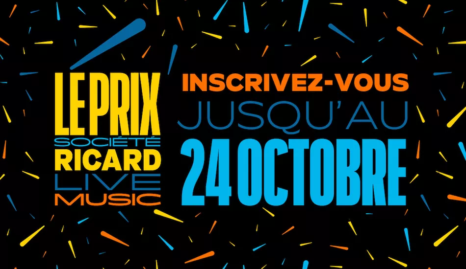 Illustration pour Les inscriptions au Prix Société Ricard Live Music sont ouvertes