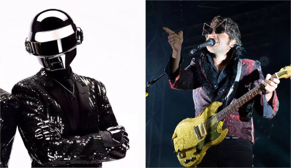 Illustration pour Thomas Bangalter a co-produit un titre avec Matthieu Chedid