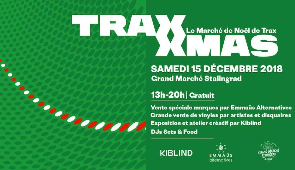Illustration pour Trax Magazine prépare son marché de Noël électronique et une soirée le 15 décembre !