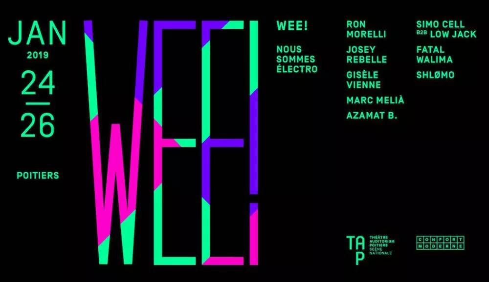 Illustration pour La programmation du WEE ! festival disponible&nbsp;: 3 jours de musiques électroniques à Poitiers