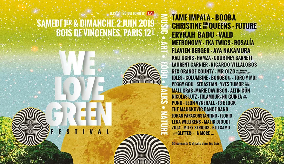 Illustration pour Leon Vynehall, Folamour, Erykah Badu, Idles&nbsp;: les nouveaux noms de We Love Green