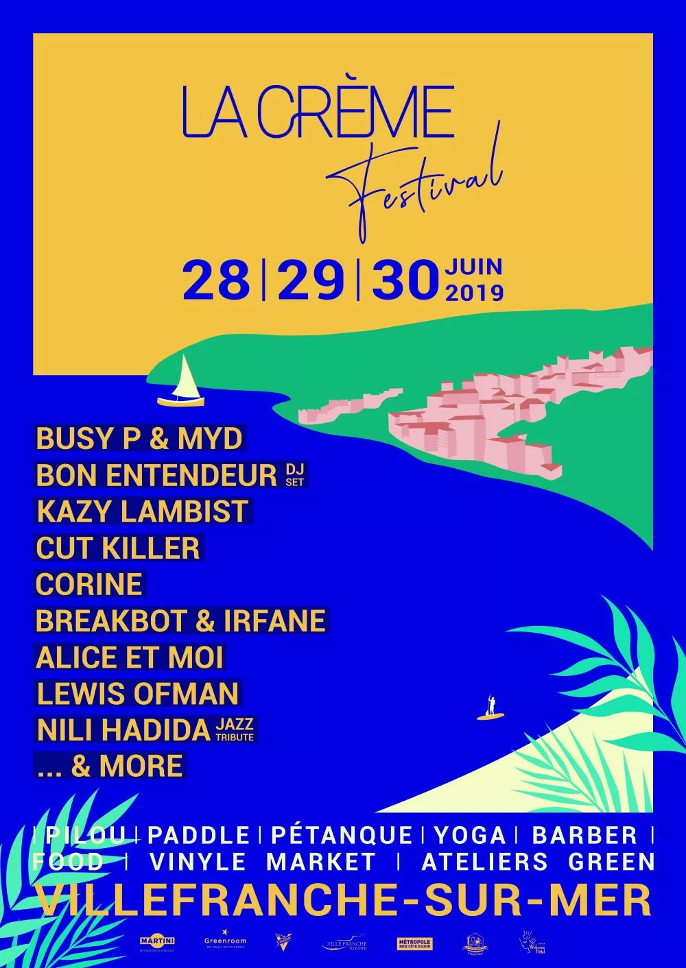 Illustration pour affiche bleu