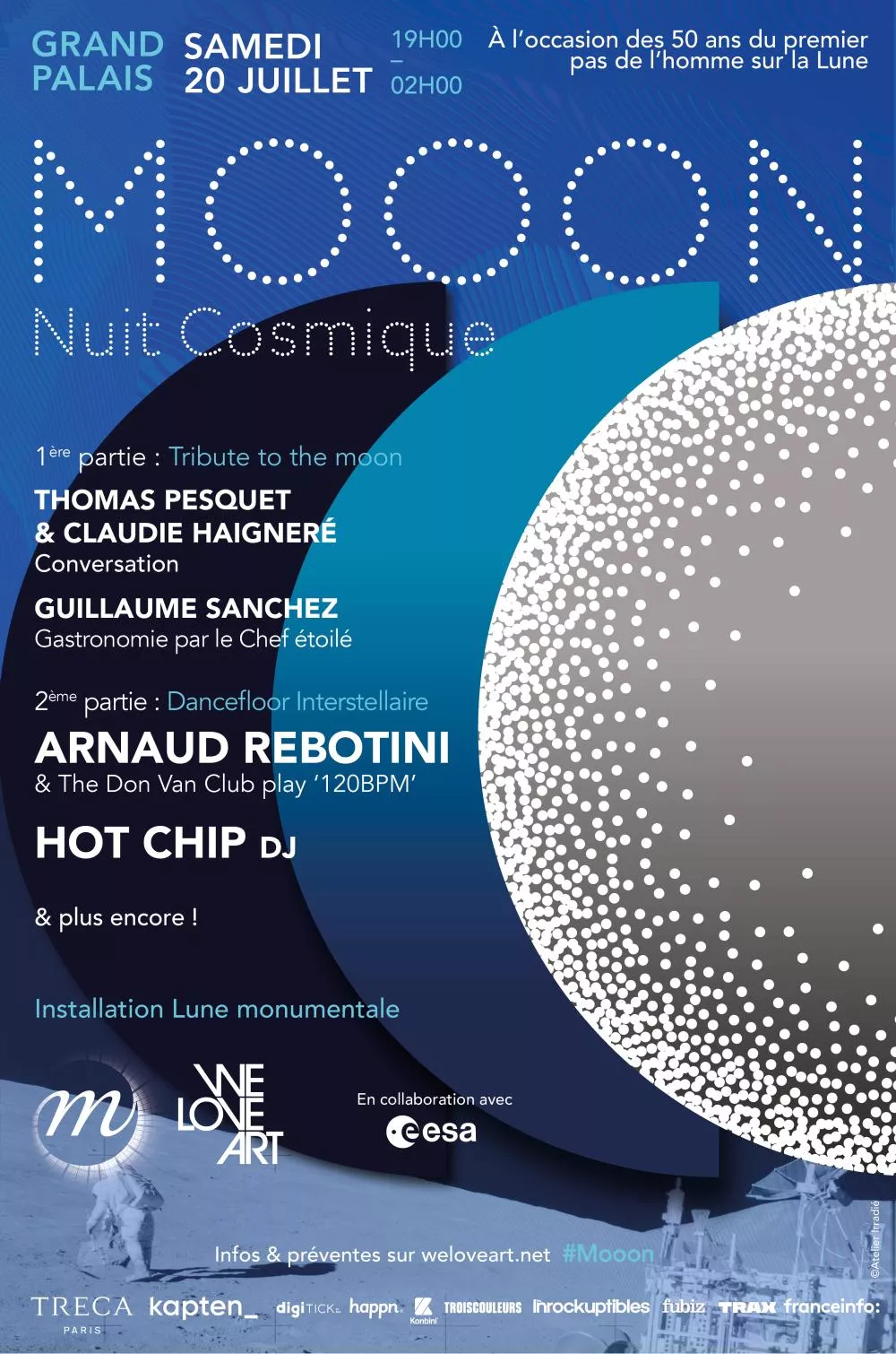 Illustration pour 20190701_WLA_AFFICHE MOON-V2